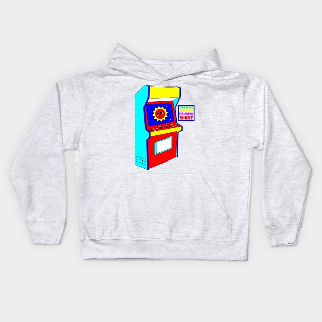 This This Is My Gaming Pajama Shirt 2. Retro Kids Hoodie by Megadorim